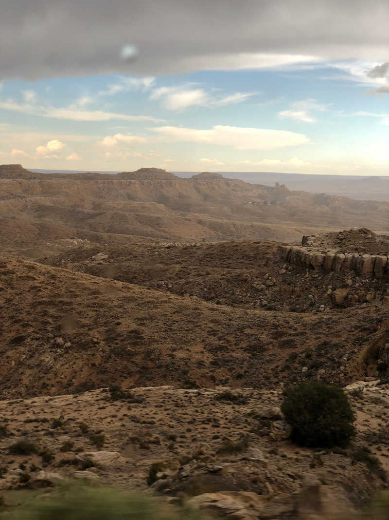 iPhone shot along AZ-264, about an hour outside Tuba City